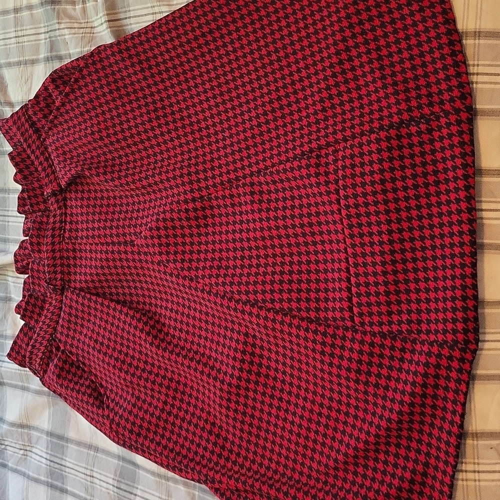 Nobo redeaux skirt from pants Jr's xxxl blk/red paperbag  waist belt loops